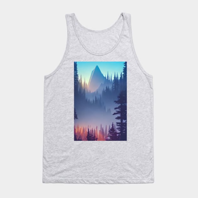 Mountainside Majesty Tank Top by The Brushstrokes Boutique